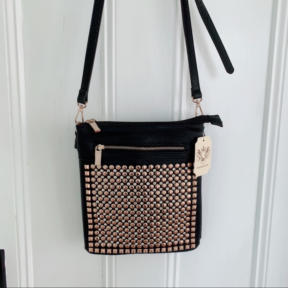 Handbag Republic Studded Crossbody Bag